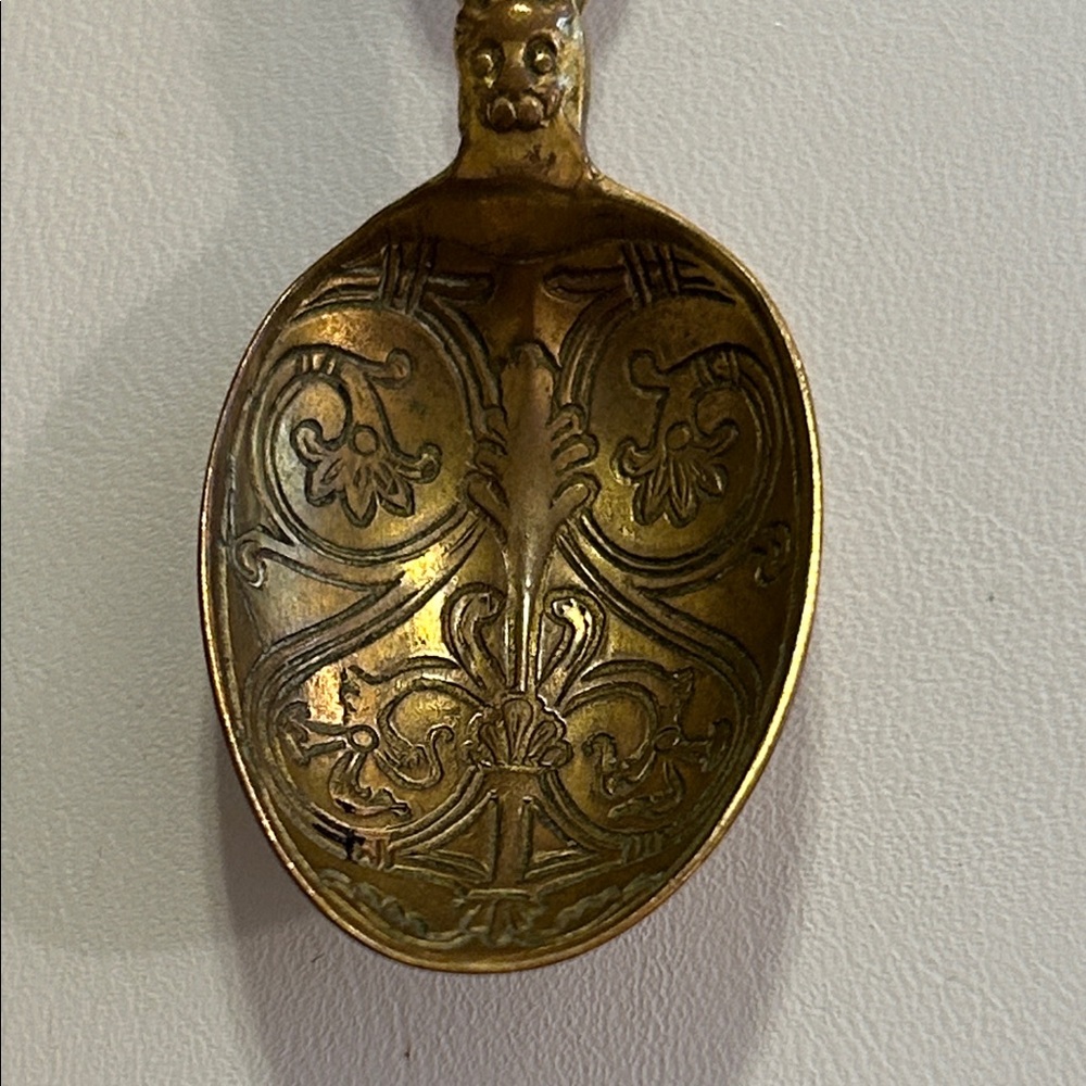 British Gilded Spoon
